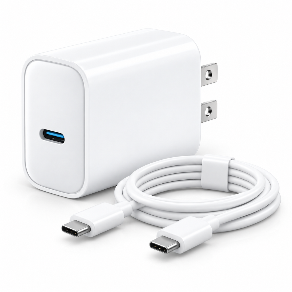40W Charger USB C Cable w/ Power Adapter