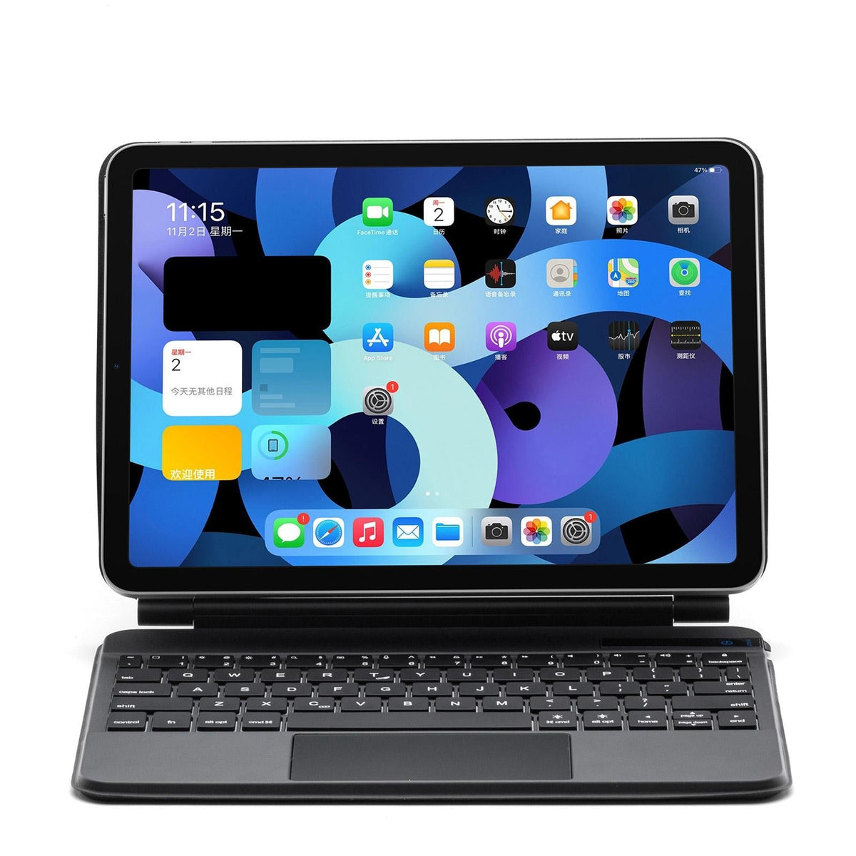 NNEIDS Ultra-Thin Detachable Bluetooth Keyboard Tablet Case