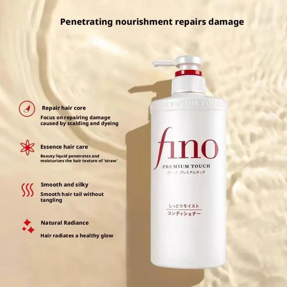 Japan Fino Hair Mask Conditioner Shampoo Deep Nourishing Smooth Shine Care Oil Control Hair Mask Conditioner Set