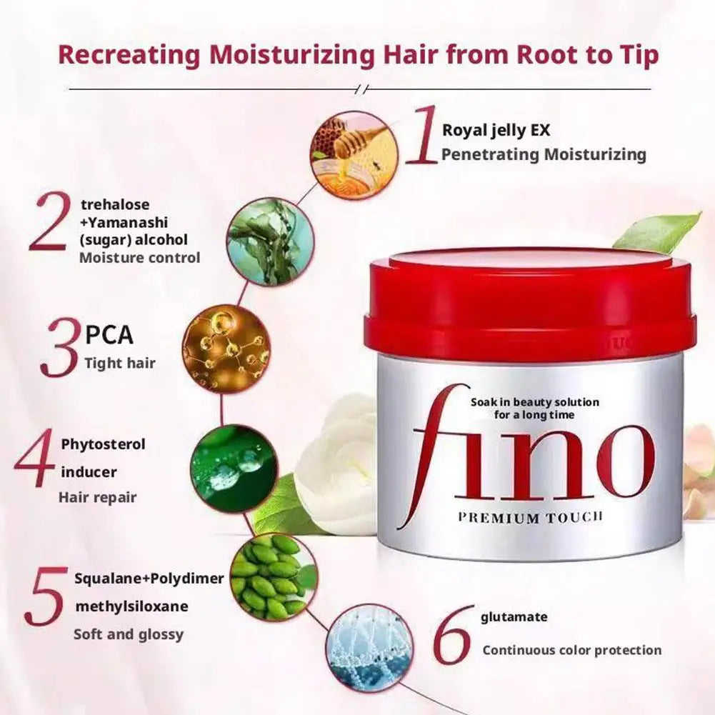 Japan Fino Hair Mask Conditioner Shampoo Deep Nourishing Smooth Shine Care Oil Control Hair Mask Conditioner Set