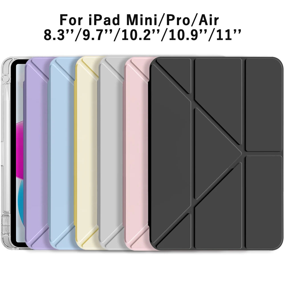 iPad Y-fold Clear Case