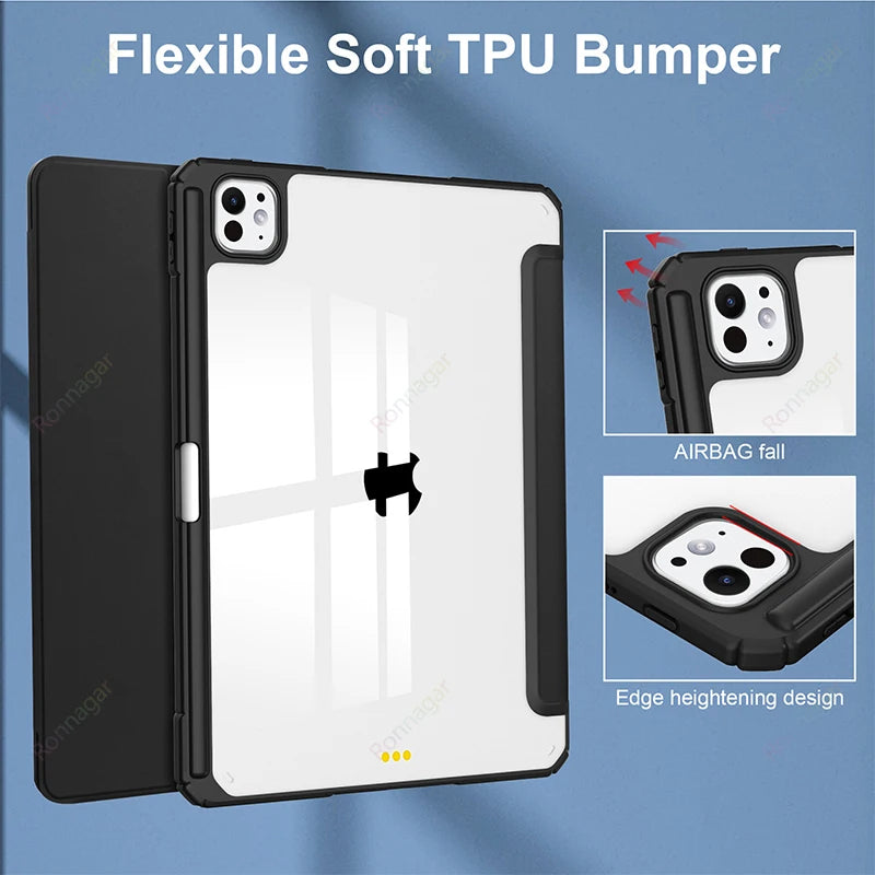 iPad Clear Foldable Case