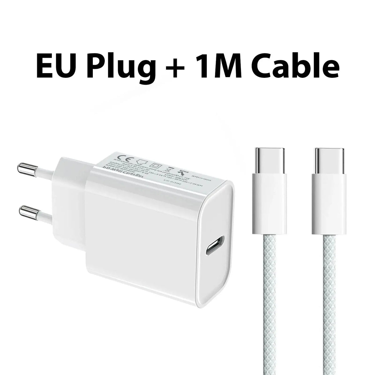40W Charger USB C Cable w/ Power Adapter