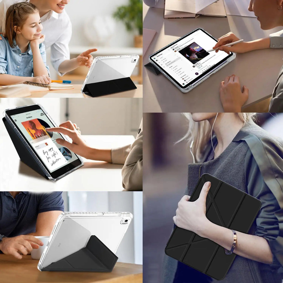 iPad Y-fold Clear Case