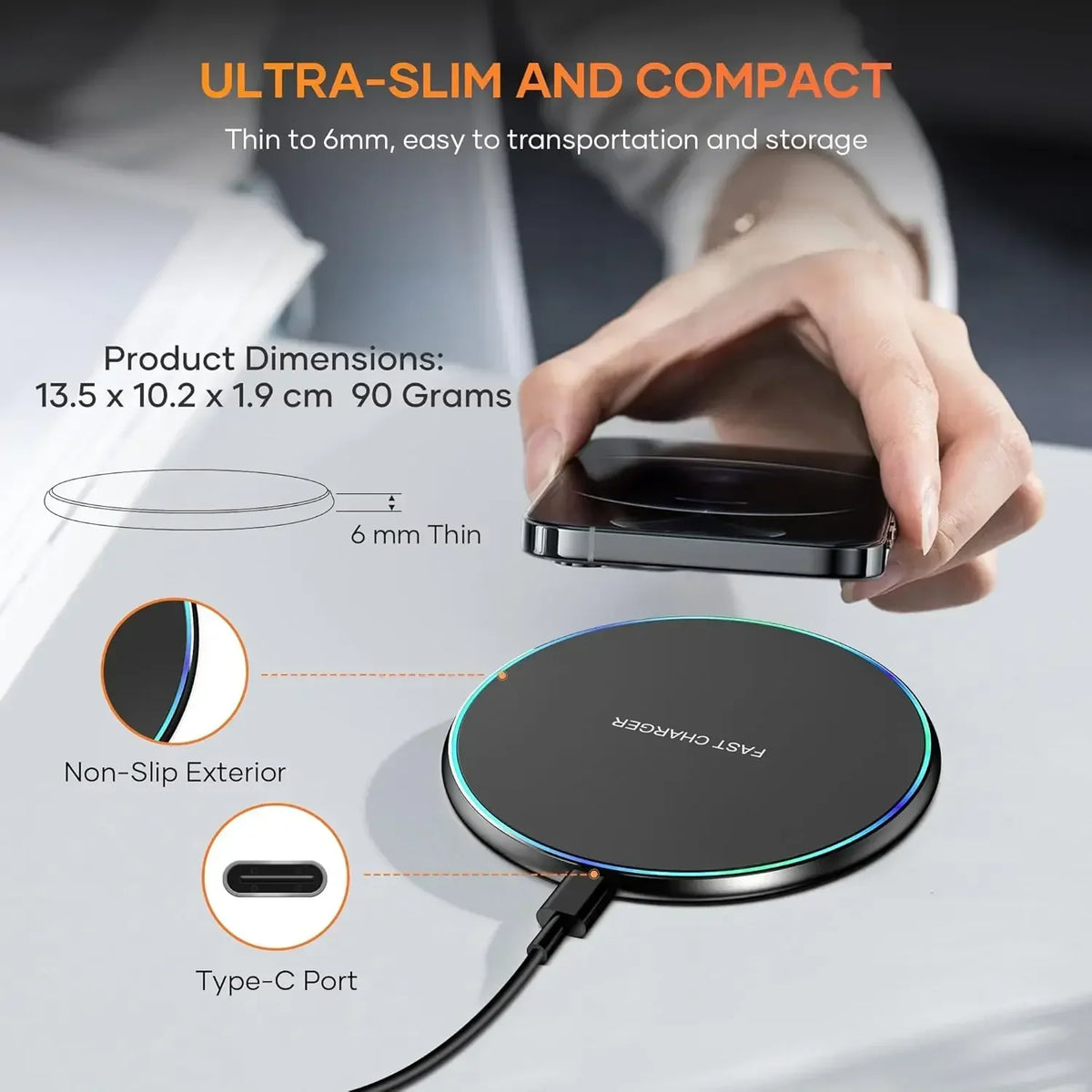 15W Wireless Charger Pad