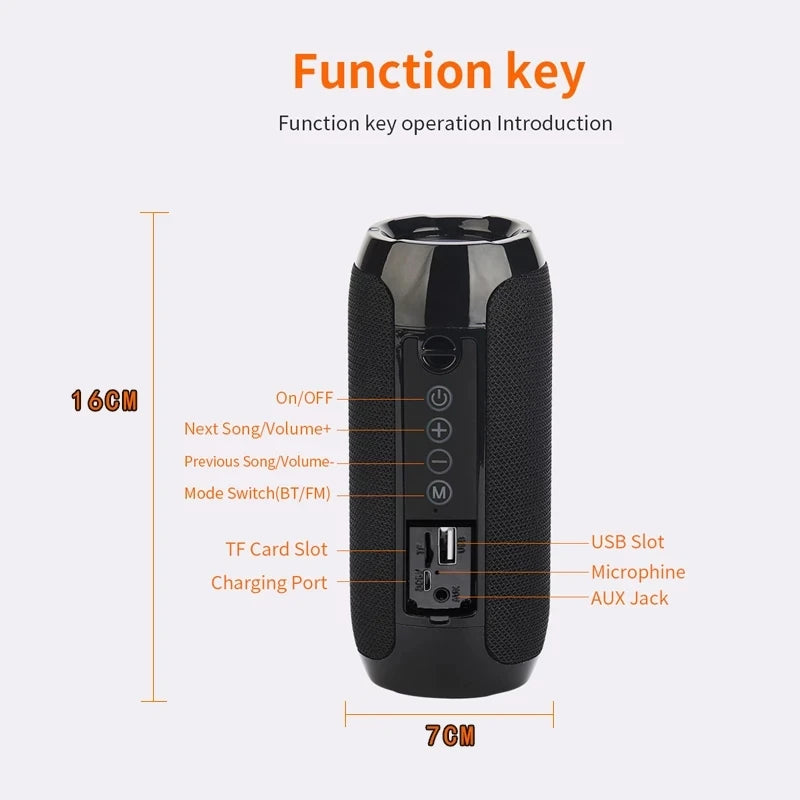 T&G Portable BT Speaker