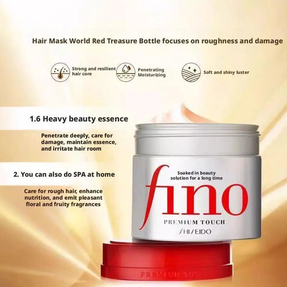 Japan Fino Hair Mask Conditioner Shampoo Deep Nourishing Smooth Shine Care Oil Control Hair Mask Conditioner Set