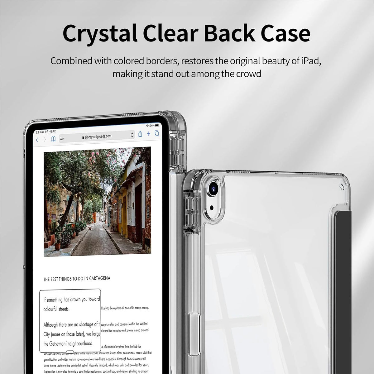 iPad Y-fold Clear Case