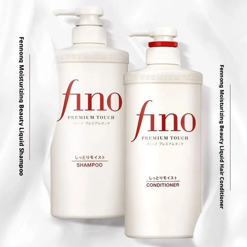 Japan Fino Hair Mask Conditioner Shampoo Deep Nourishing Smooth Shine Care Oil Control Hair Mask Conditioner Set